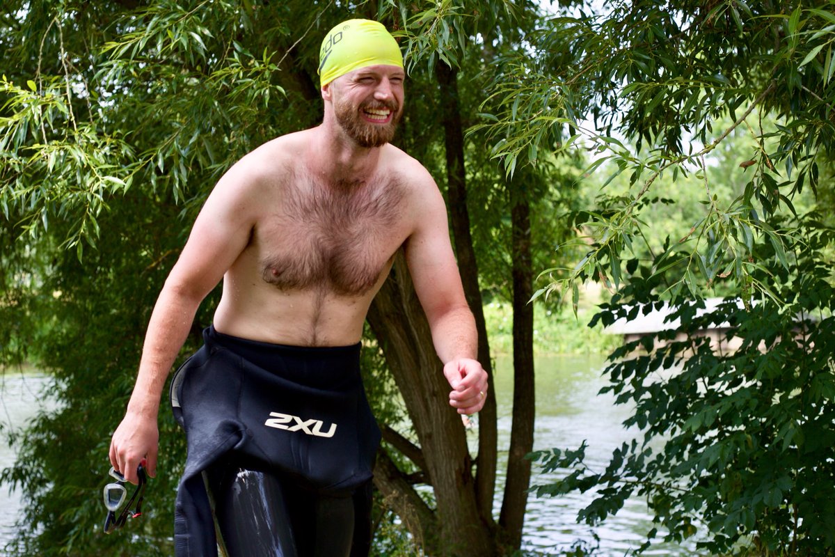 AdventureUncvrd's tweet photo. Just look at these SMILES from being immersed in nature! Wow. #NatureEffect #RiverMole #OutdoorSwimming https://t.co/FIhq44EGAh