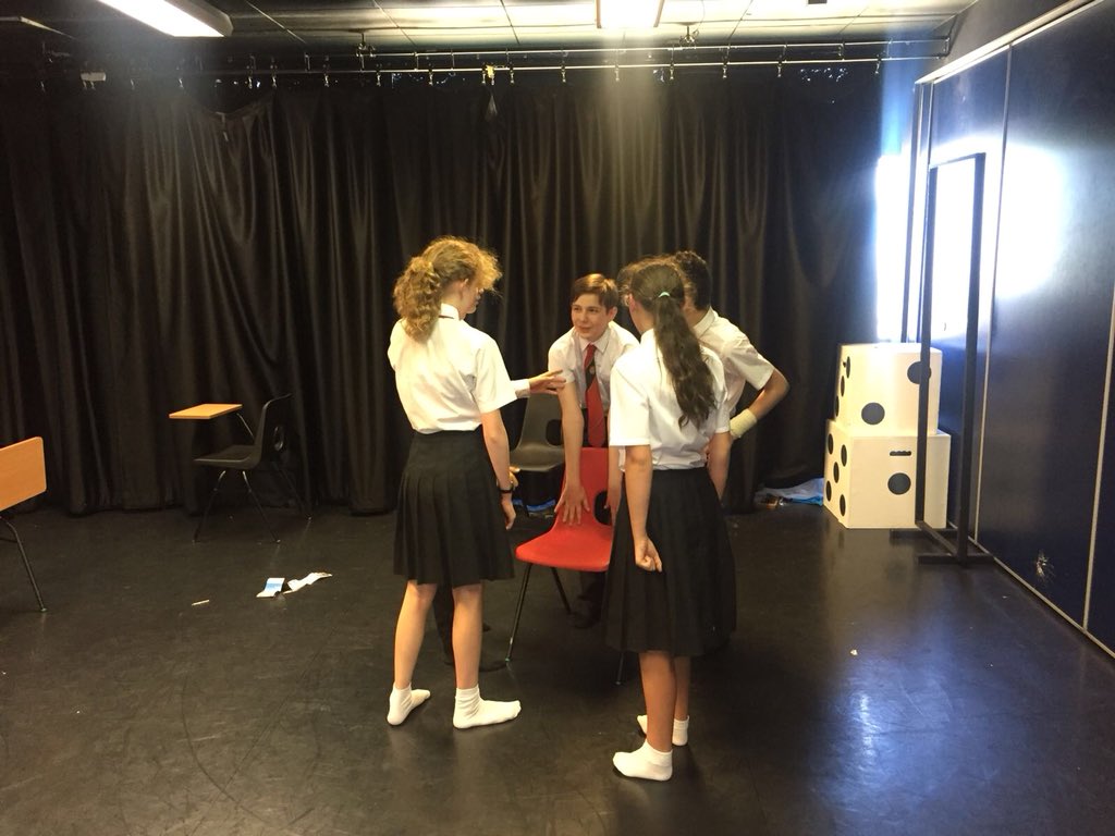 #artsweek18 Exciting improvisation workshops happening in Drama this lunchtime.