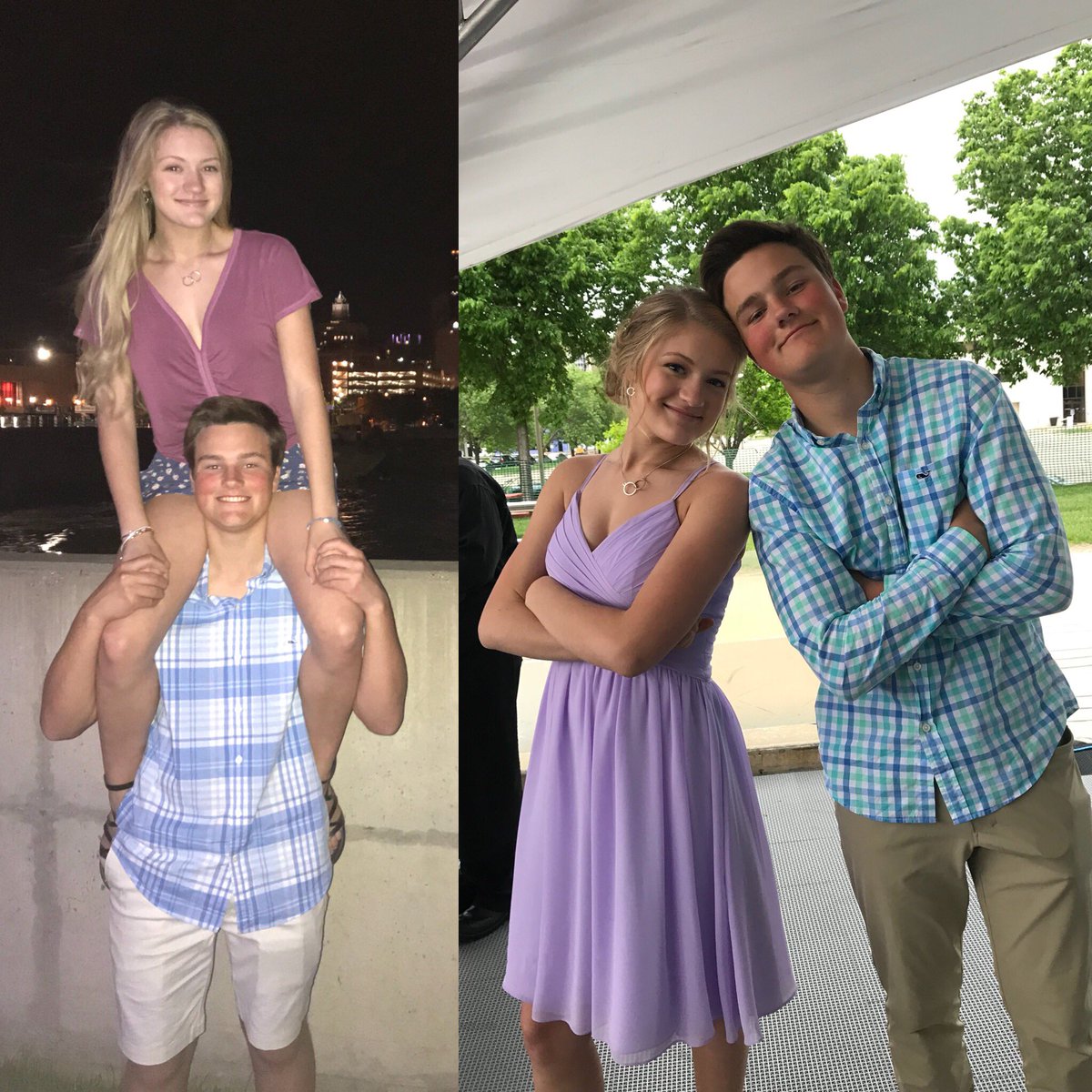 GretaRhoads's tweet photo. happy birthday to my favorite candy lover, water-ski champion, zulu clicker, texans fan, pro golfer, risa walker, horror movie hater, and the best guy i know. happy 18 buddy💓 @sammyj607 https://t.co/BGGJcpxaqE