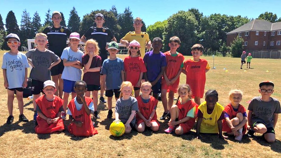 We’re out in the community today, supporting the Infant Games at Greenfields Community Primary School. ☀️⚽️🏃