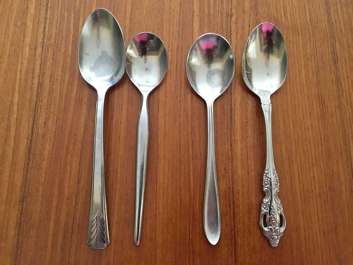 I am convinced someone has slowly snuck random spoons into my silverware drawer... Whomever has done this is a subtle troll.