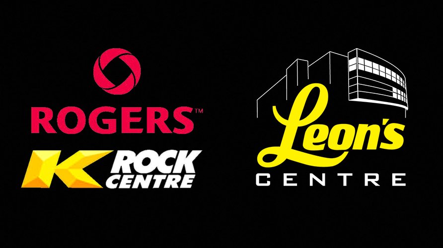 Rogers K-Rock Centre has been renamed to the Leon's Centre (@LeonsCentre). For more information please visit Leon's Centre's website at leonscentre.com. #YGK #Kingston #NameChange