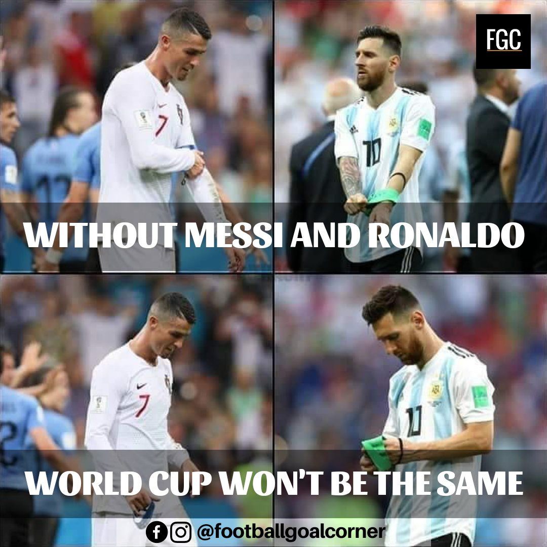 Official_FGC's tweet photo. Agree???
#Ronaldo #WorldCup #WorldCup18 #Messi #Messi31 #CristianoRonaldo #Ronaldinho #leomessi #Rusia2018 https://t.co/YJldjcYfLC