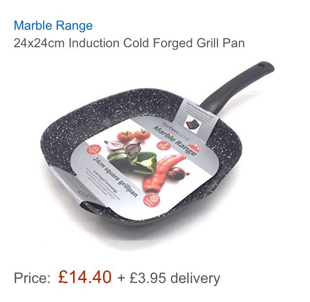 New Marble Induction Grillpan. Available now on Amazon