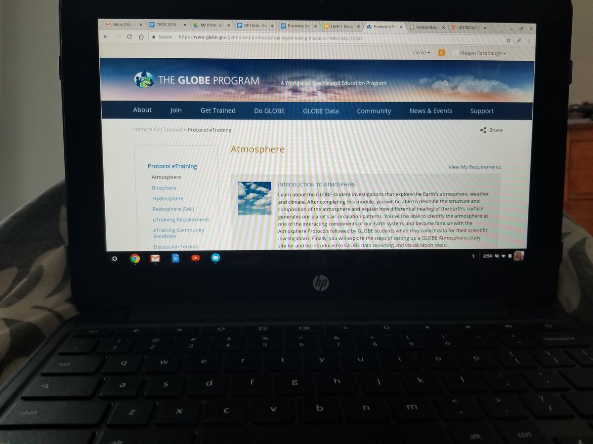 megfara's tweet image. Trying to be a certified GLOBE educator @NinaValdivieso #SPSK12Proud #teacherlife teachers have to work when they are off! #globeprogram @NASALangleyAESP is our partner @GLOBEProgram