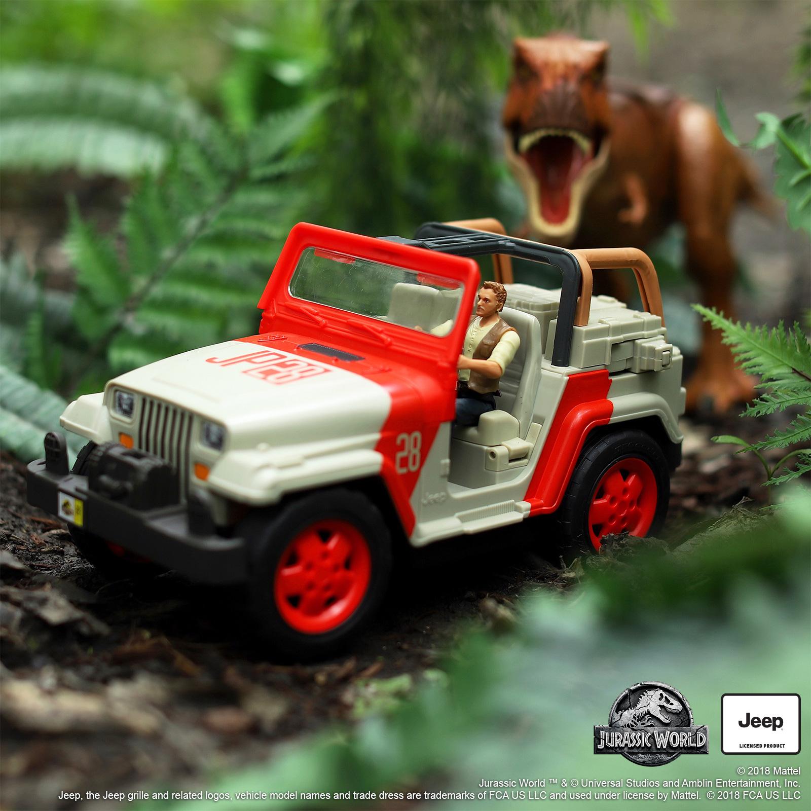 Jeep jurassic park mattel hot sale