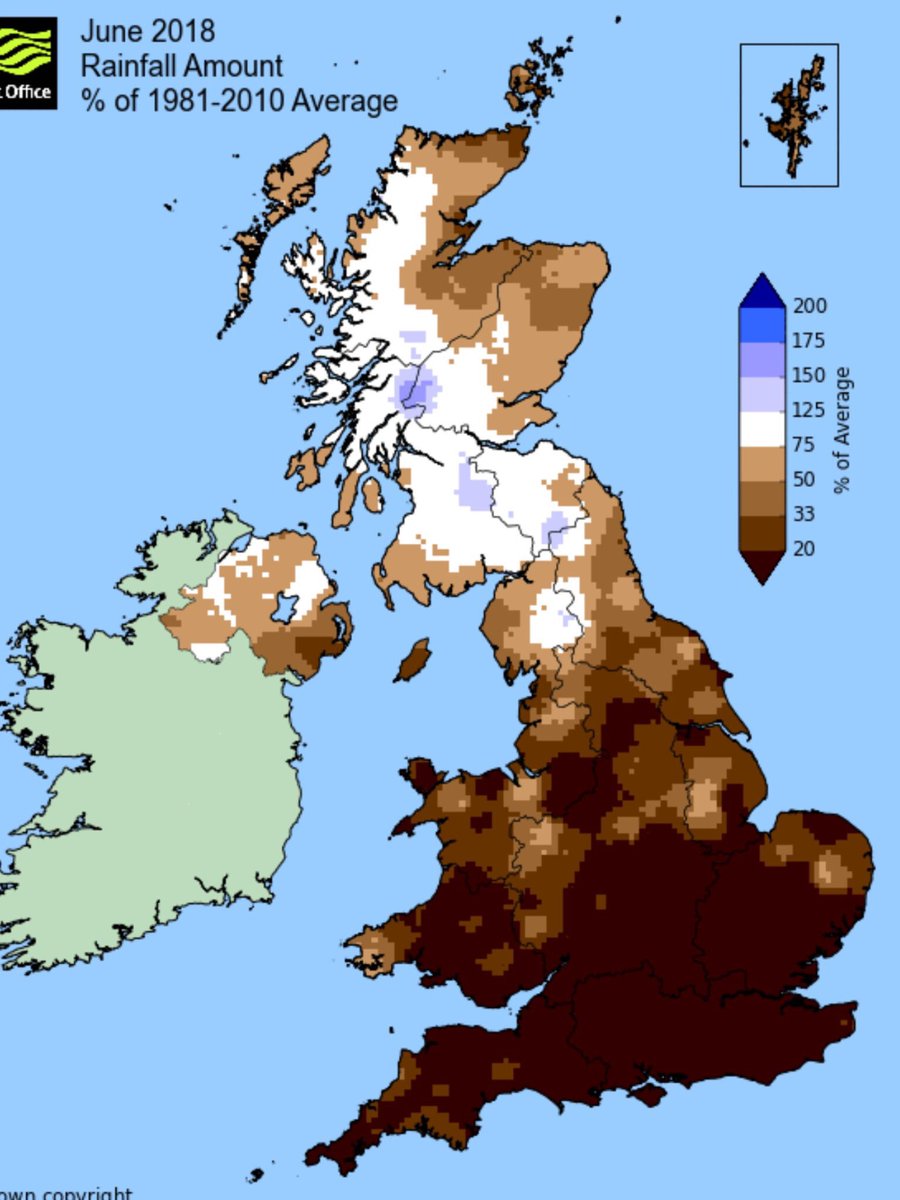 Knew June had been dry but wow!