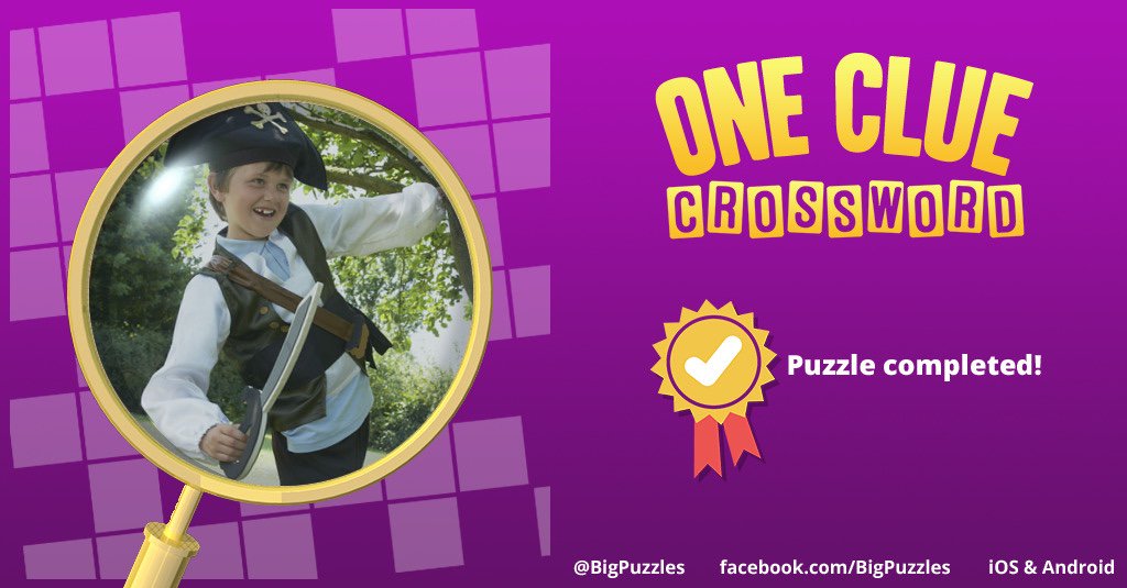 bldgblocks's tweet image. I completed a puzzle in One Clue Crossword. Play now for free!
onecluecrossword.com #OneClueCrossword