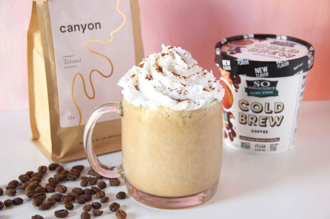 theveganspy's tweet image. ☕️Simple Coffee Shake ☕️ featuring @So_Delicious Cold Brew: theveganspy.com