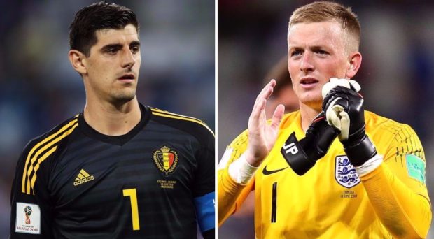 Footballtweet's tweet photo. 🗣 "Jordan Pickford is 10cm smaller than me. I would have caught it. He was too busy throwing his legs in the air."

- Thibaut Courtois on Januzaj's goal.

Karma. 👀👀 https://t.co/MjoXZXsLSi