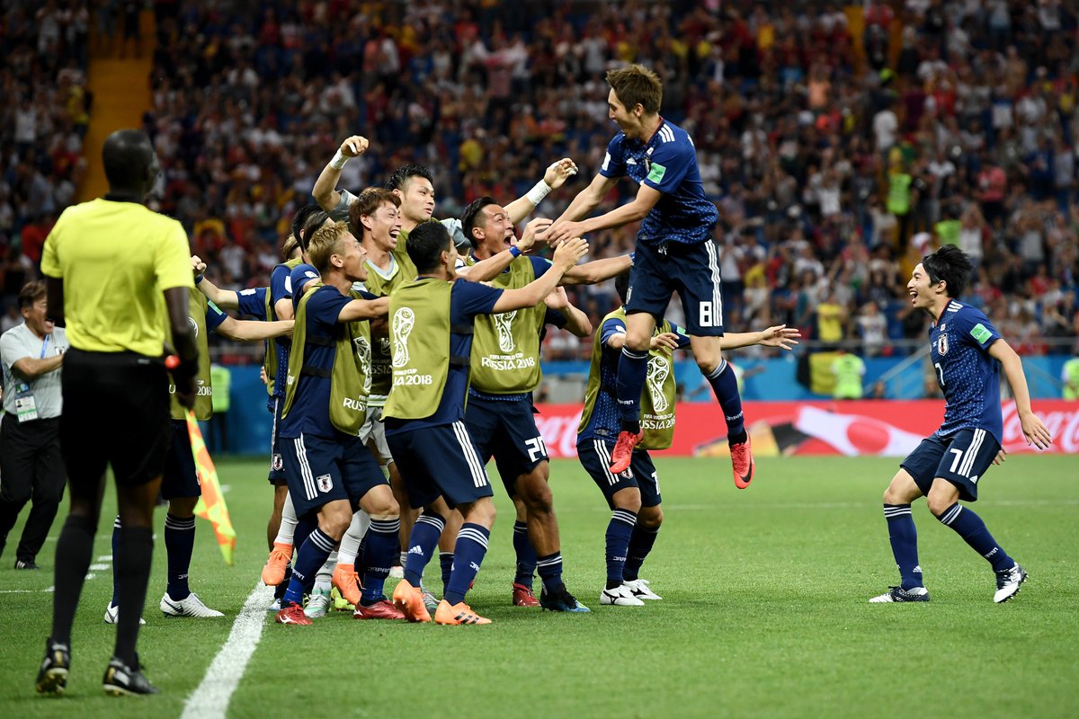サッカーw杯2018日本 ベルギー戦に あの大巨人が Togetter