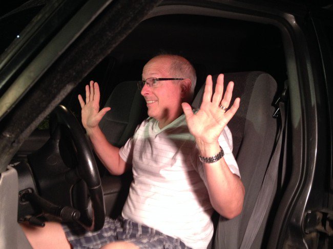 FleetModeSafety's tweet photo. This past Sunday, Georgia has a new law. People are calling "Hands Free when driving". They mean you can only use your phone if it does not require your hands. But it made me look up "hands free driving photo". I don't think this is what they meant. https://t.co/33a6diu1aG