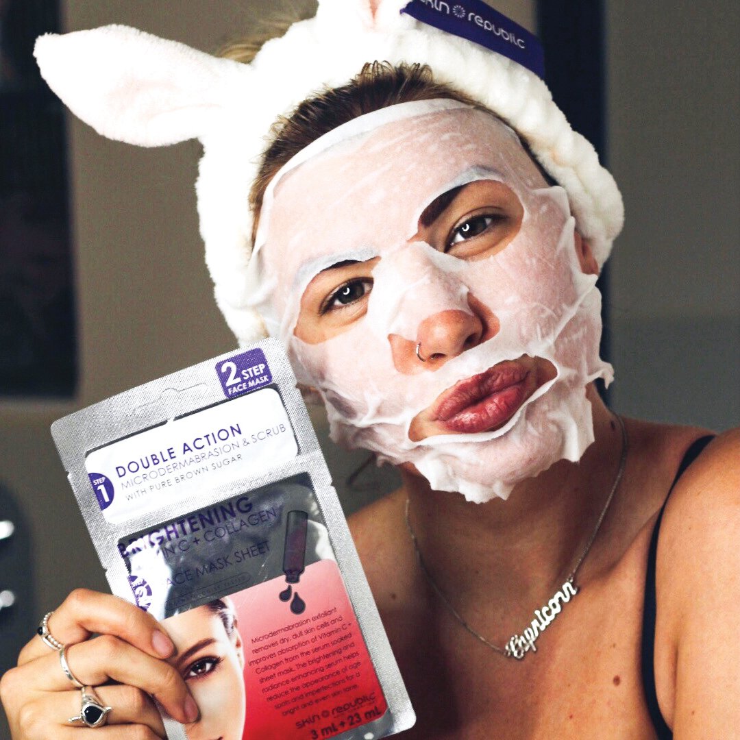 Our babe @oliviadbuck slaying our 2-step mask...