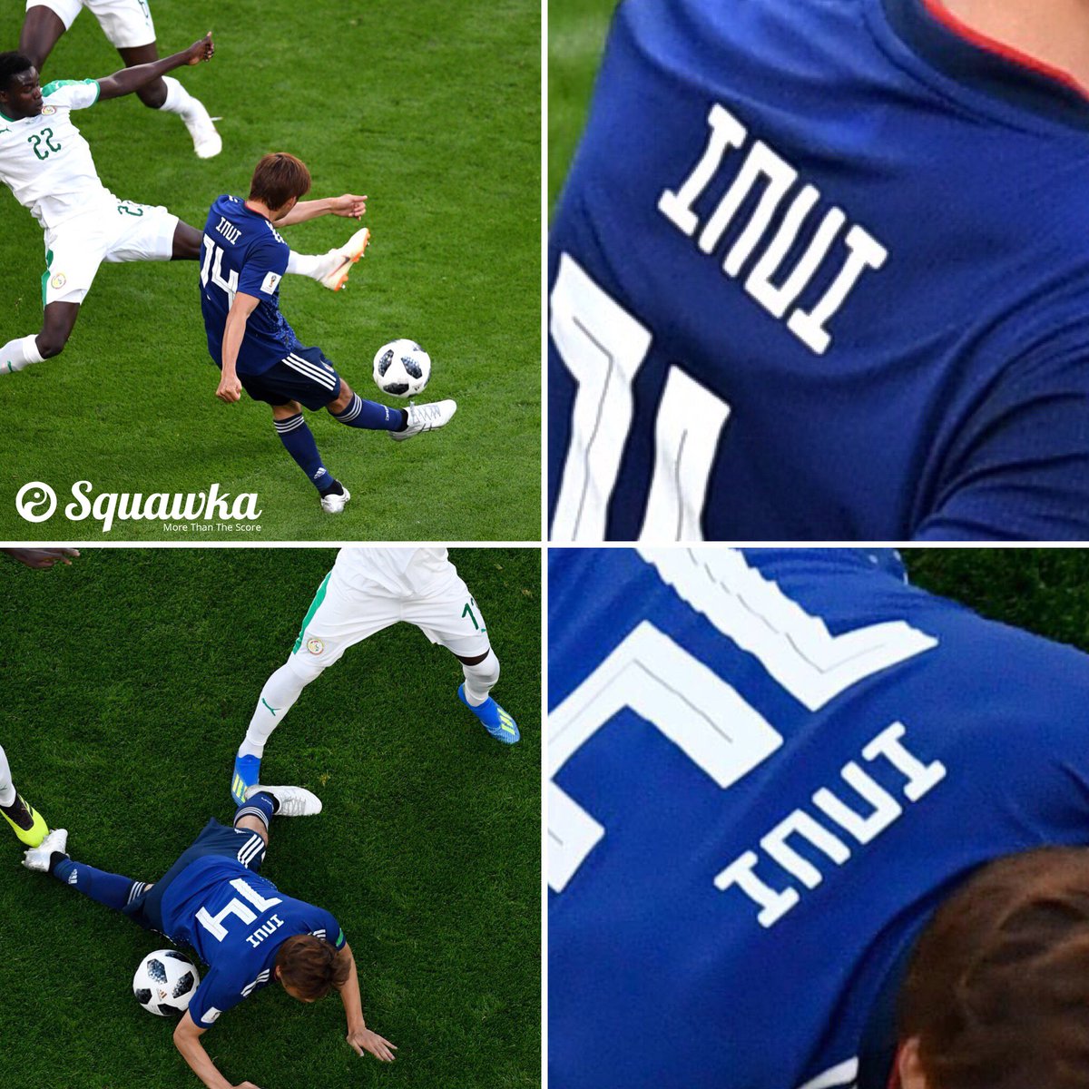 futtmais's tweet photo. Inui, o único jogador com nome que pode ser lido de cabeça pra baixo https://t.co/dGuxrZA21k