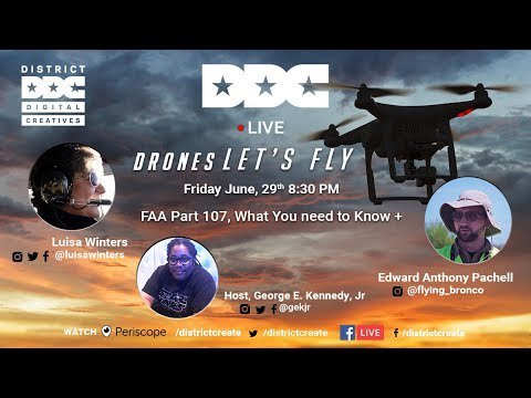 districtcreate's tweet image. Rewatch: DDC live: FAA Part 107, What You Need To Know  via @YouTube #whereiswirecast #DistrictCreate #DDCLive #Encoder @Wirecast  #CDN @wowzamedia #Graphics @newbluefx @magekfilmworks.live @luisawinters  #flying_bronco
 
 discre.link/2KqNWbl