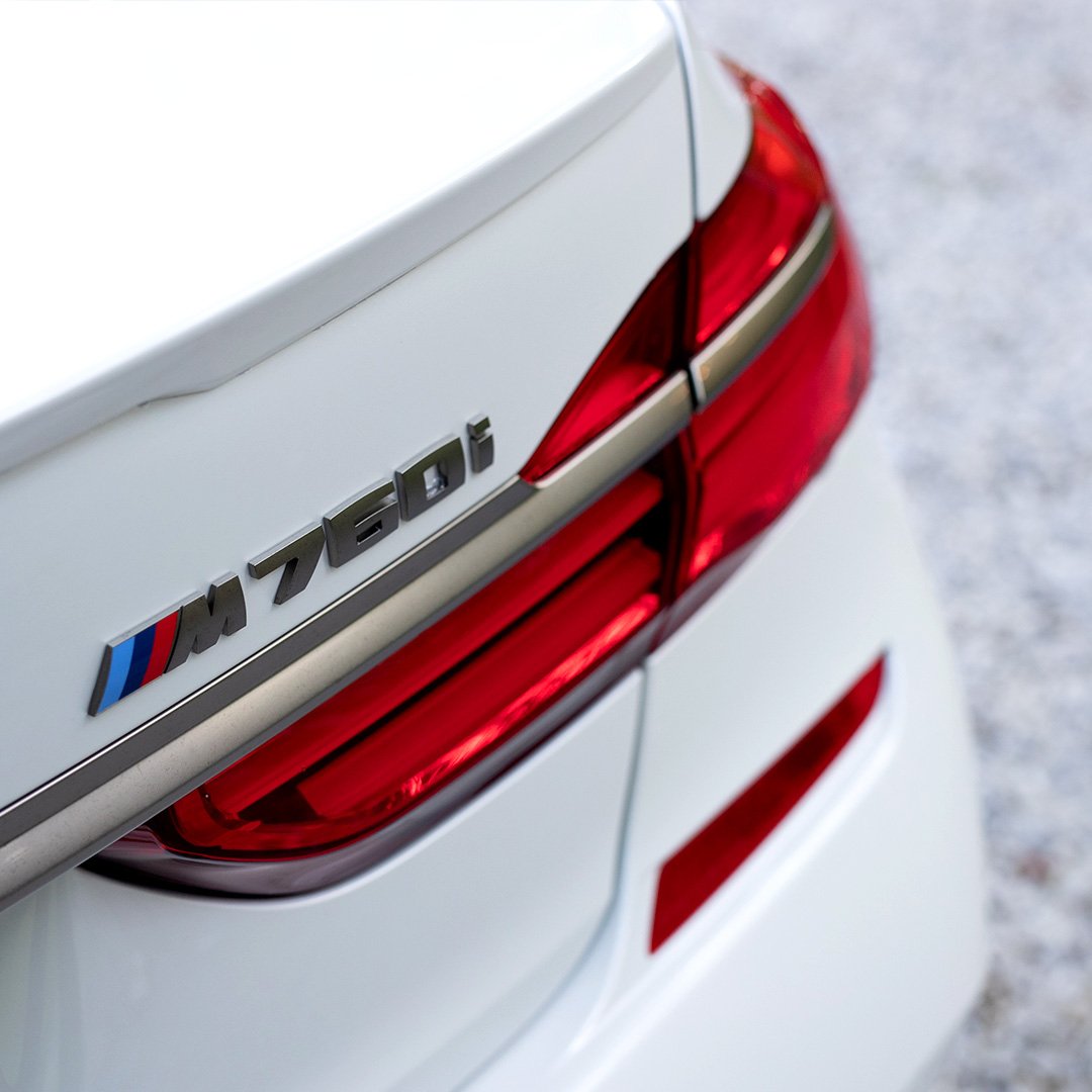 BMWUSA's tweet photo. The only all-wheel drive V-12 sedan in the world, discover the refined luxury and raw power of the BMW #M760i. #BMWSummerOn https://t.co/eAaYnRrhD1 https://t.co/zmyzTNZQWl