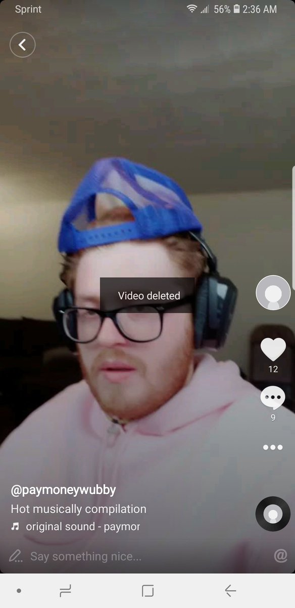 Wubby On Twitter Lmao Musicallyapp Took The Liberty Of Deleting - 