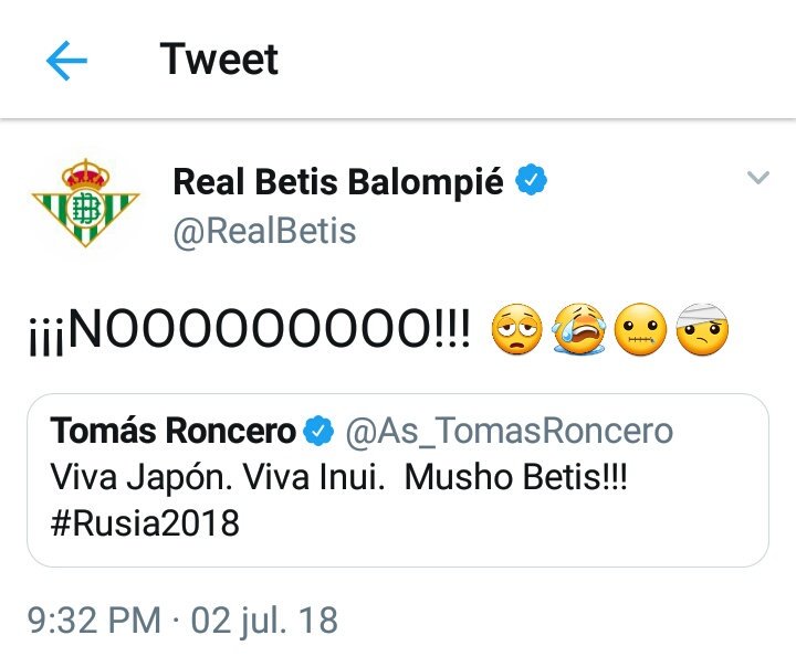 ElChirincirco's tweet image. El @RealBetis también sabe como se las gasta RONCERO.