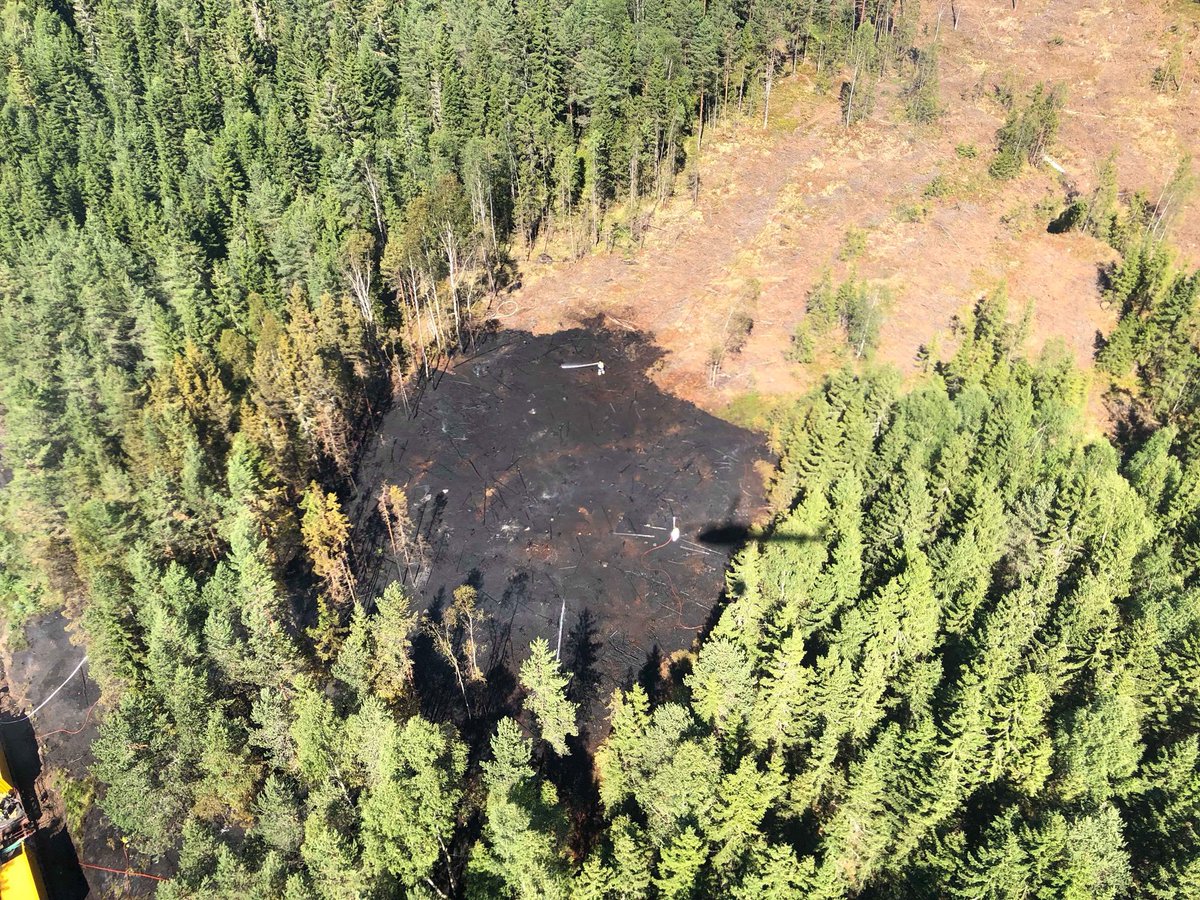 Skogbrann Helikopter tweet media