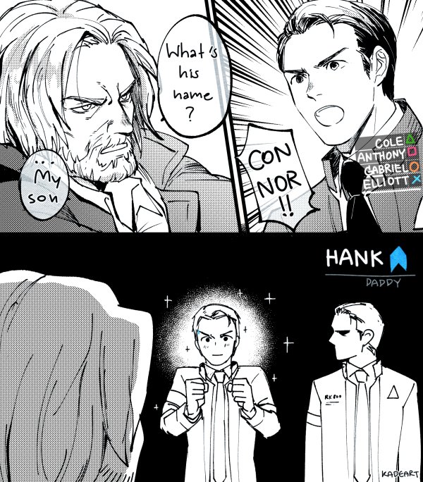 kadeart's tweet image. Good boi #DetroitBecomeHuman