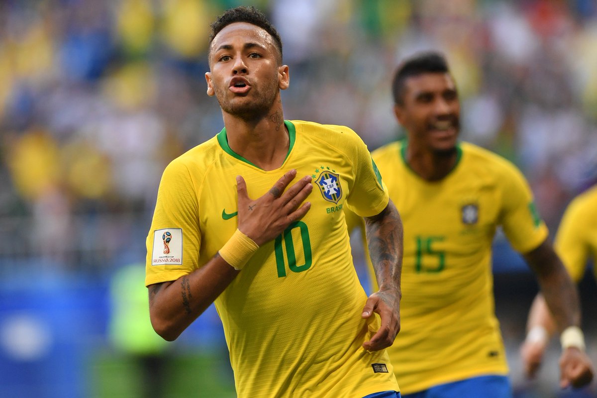 Neymar has now scored 57 goals for Brazil #UCL.