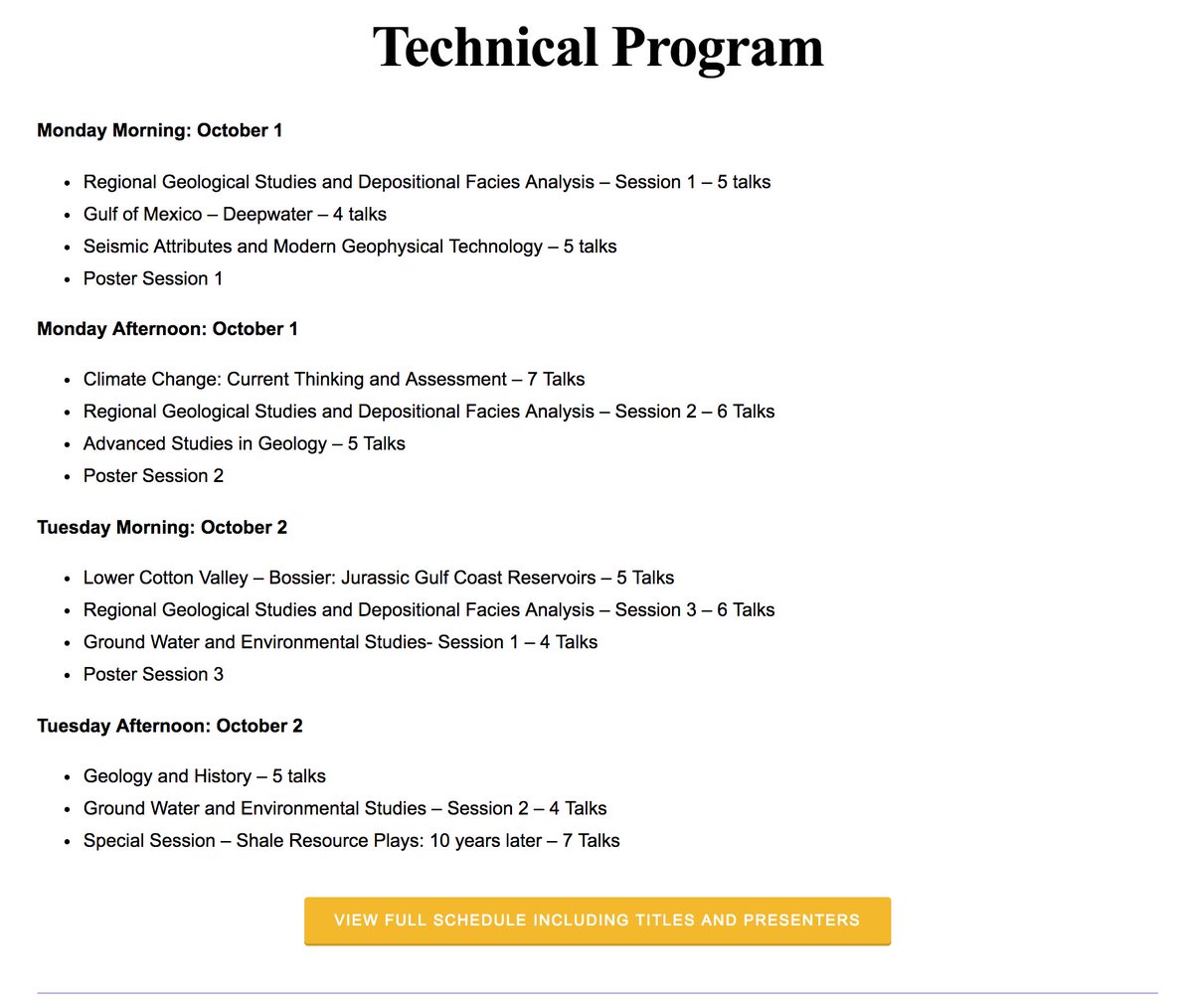 GCAGSorg's tweet photo. The Technical Program schedule has been posted at https://t.co/he0iM0XNVT. For the full schedule, including titles and presenters, click here: https://t.co/hFB4aqno7m https://t.co/X9VGzjCzUK