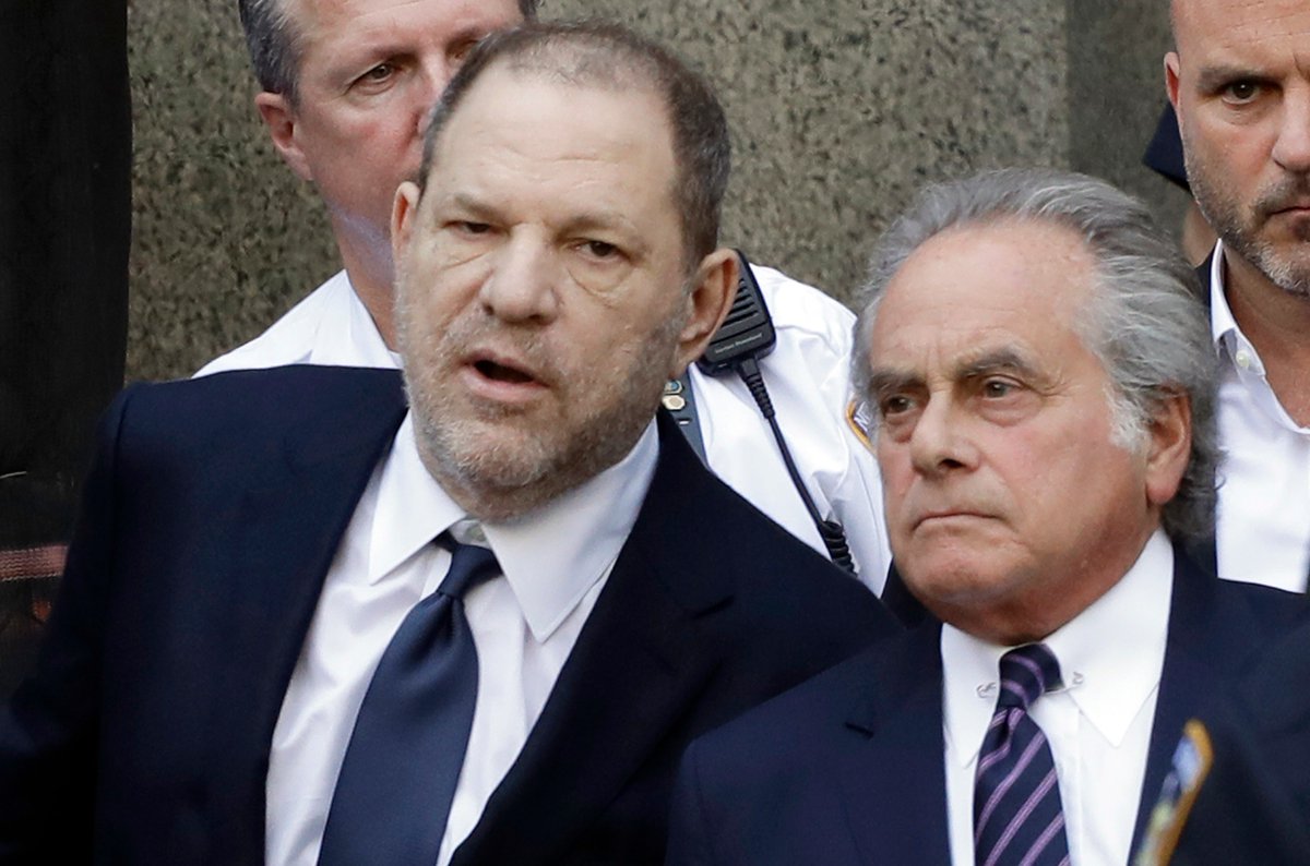 ajplus's tweet image. BREAKING: Prosecutors filed new charges against Harvey Weinstein. They include felony charges for predatory sexual assault against a third woman, which carries a maximum sentence of life in prison.