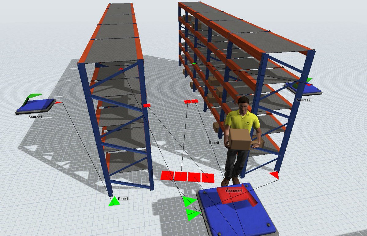 Keymas's tweet photo. Today we are simulating pick rates for a conveor system project https://t.co/Ze4qIk1Biu