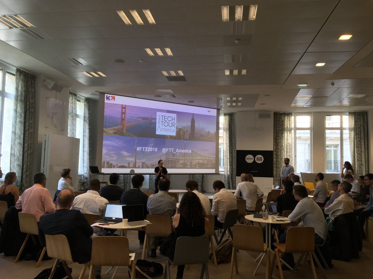 FTT_America's tweet photo. Un grand merci à @CharlotteFann, VP Marketing et Produit @heuritechdata, pour avoir partagé son expérience du #FTT 2017 avec nos 20 nouveaux participants ! #AI #FrenchTech https://t.co/o6M1M9LkkE