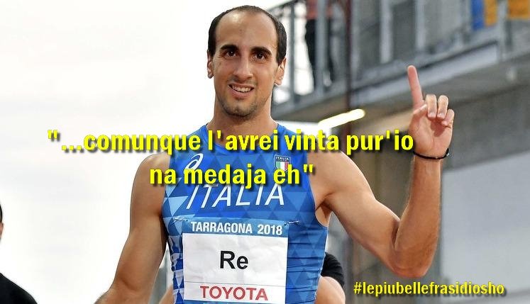 Davide Re, ore nei 400, voleva dì na cosa #GiochidelMediterraneo #staffetta