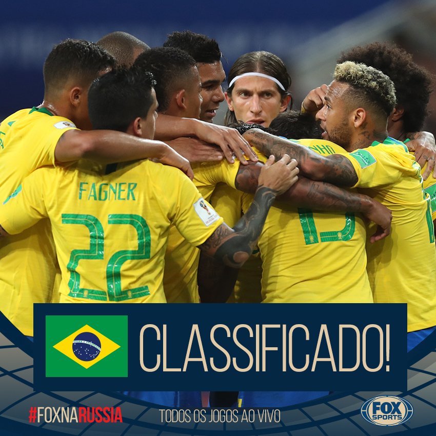 SportsCenterBR's tweet photo. 🇧🇷🇲🇽 A MAIOR SELEÇÃO DO PLANETA SEGUE FIRME E FORTE NA COPA DO MUNDO! #FOXNaRússia #JogaOQueSabe #BRAMEX #HOJETEMBRASIL https://t.co/VeITKcF5Nx