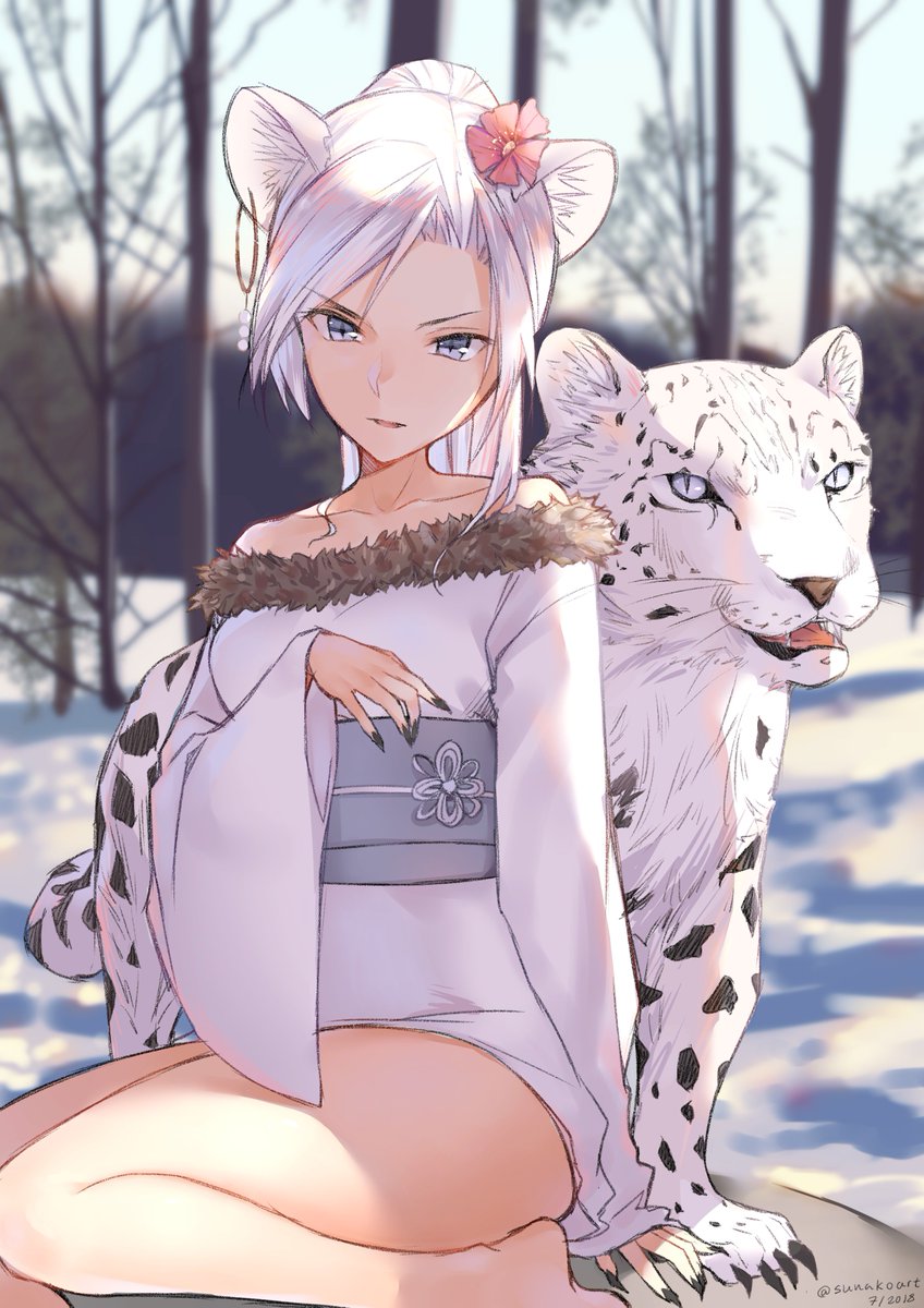 ArtStation - Snow Leopard
