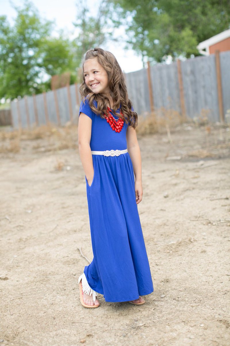 RyleighRueMVB's tweet photo. Girls Cap Sleeve Cinched Maxi Dress Royal Blue $32.00 https://t.co/W5MIjYKdZ1 #ryleighrue #girlsdress https://t.co/GcFhu0lBIZ