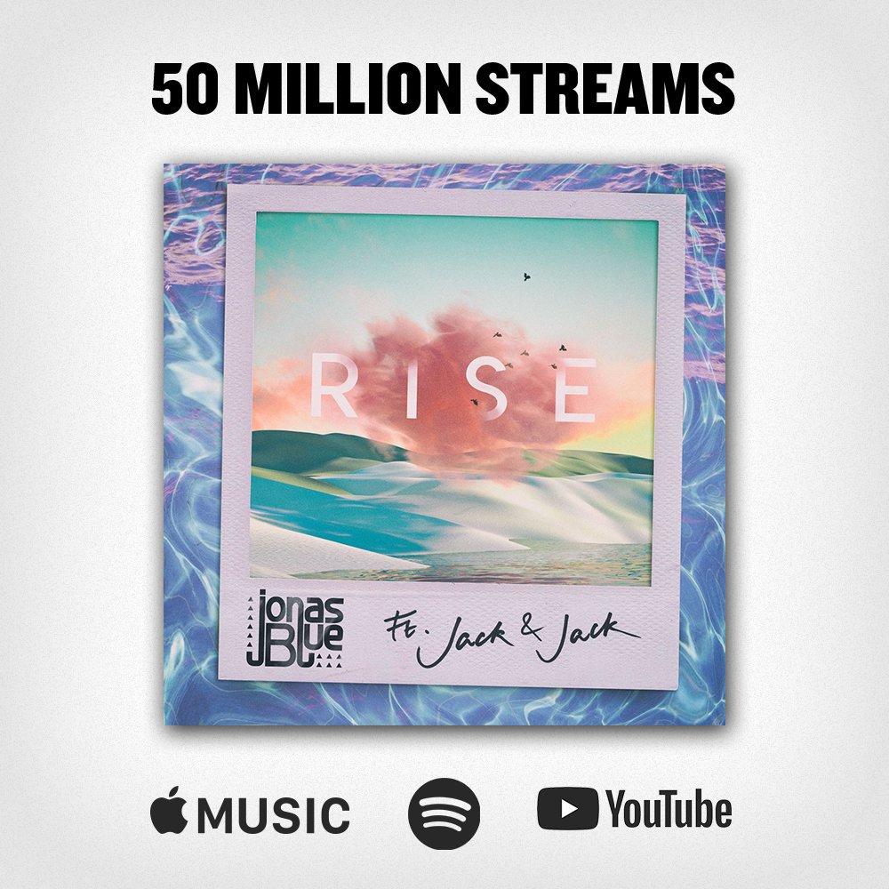 JonasBlue's tweet photo. Unbelievable!! @JackAndJack #RISE 🌅 💙 https://t.co/DpJu2pxgWm