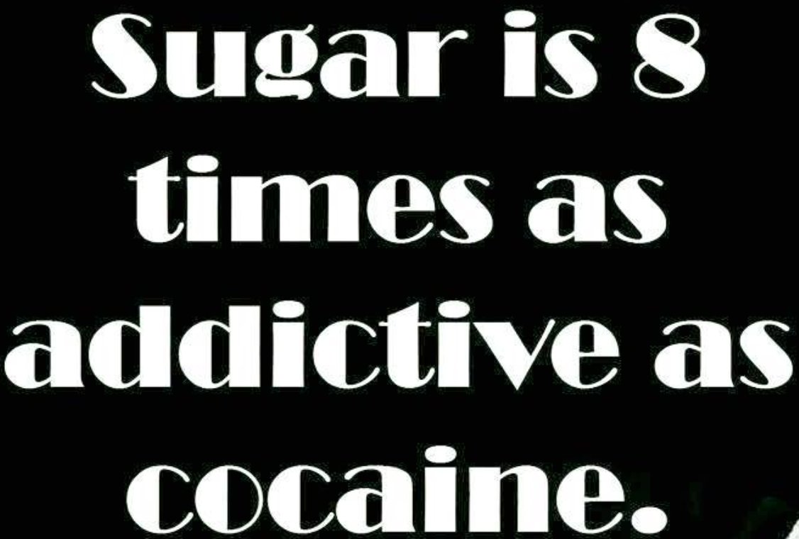 FearlessMarketr's tweet photo. Did you know...
.
#Sugar is 8 time as addictive as Coccaine  #healthtip https://t.co/jwyQgVNmG3