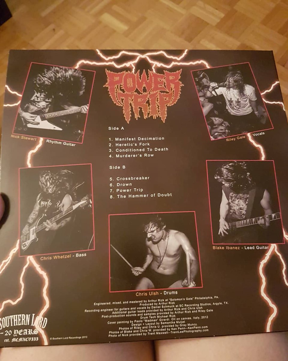 TheMetalheadBox's tweet photo. As the boys in @Heavy_Metal_Ent say, lets "kick this Monday in the dick"! ๐คNow spinning POWER TRIP Manifest Decimation! My personal fav being the opening track Manifest Decimation! ๐#powertrip #manifestdecimation #southernlord #thrashmetal #crossover #hardcore #themetalheadbox https://t.co/2a12rmX41T