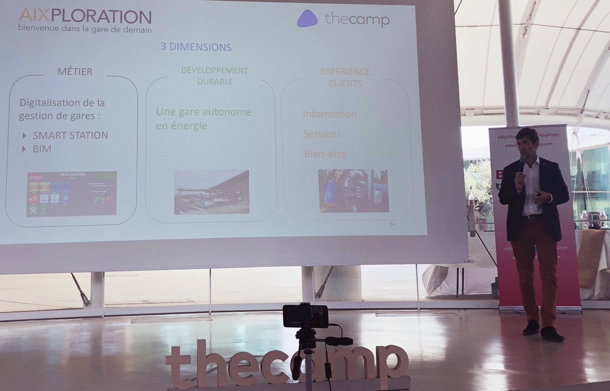 filbiniou's tweet image. .@TJacquinod : &quot;le projet #AixPloration de @SNCF @ConnectGares est le laboratoire de la gare du futur, c&apos;est ici que vous pourrez tester toutes les idées et les innovations de demain&quot; #big4start

poke @OrangeFabFr @GRDF @SNCF_Digital @GroupeLaPoste @CA_TS_