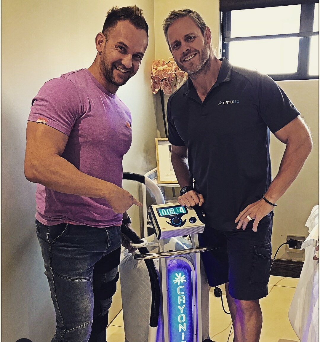 Pleasure treating <a href="/stiaanras1/">Stiaan Ras</a> 
We will have him out his knee brace in no time ❄❄ 
 
#Cryotherapy #kneeinjury #elbowinjury #frozen #OxygentoInjury #Athletes #Postsurgery  #Physiotherapist #Pretoria #Gauteng #Aesthetics