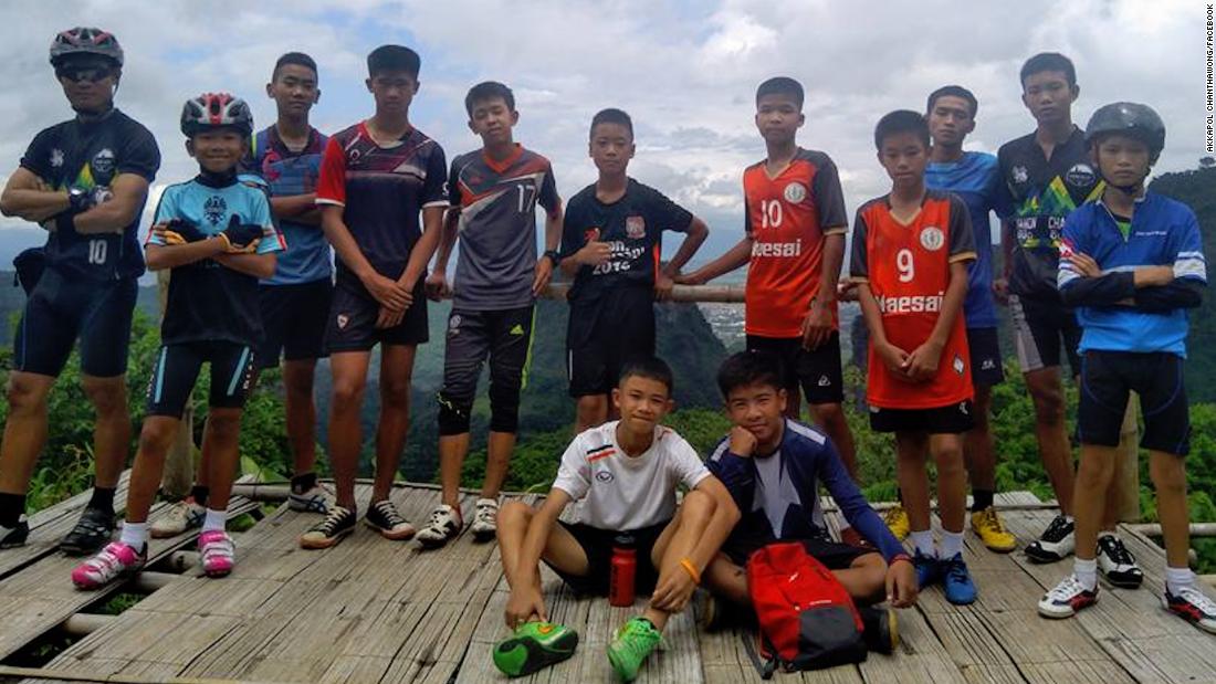 cnnbrk's tweet image. Twelve boys and their soccer coach have been found alive in a cave in Thailand after going missing nine days ago, an official says. Follow live updates: cnn.it/2z3zJM9
