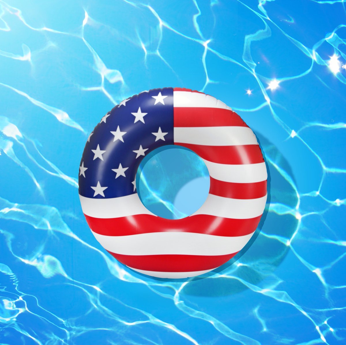 Let freedom ring! Have a safe and happy 4th of July. #DiveRightIn #FreedomRings