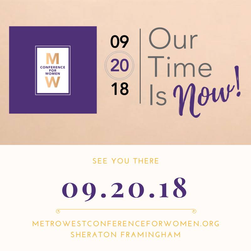 MWMassWomen's tweet photo. This years theme: Our Time is NOW! Sign up for our newsletter. Ticket sales coming soon. https://t.co/1mUzaVeYJh #ourtimeisnow2018 #metrowestwomen https://t.co/8SDFencxlq