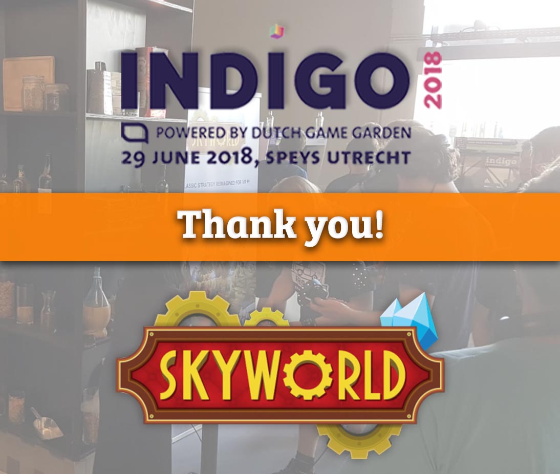 vertigogames's tweet photo. Thank you all for visiting us and checking out #Skyworldgame at #INDIGO18! Many thanks to @dutchgamegarden for having us! π https://t.co/MYefM4uw4f