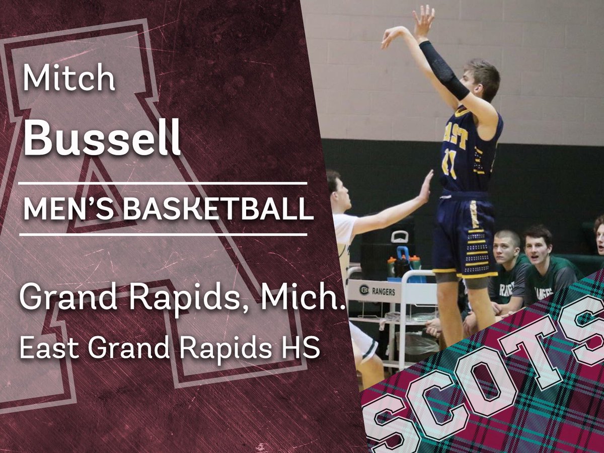 AlmaScotsMBB's tweet photo. Day 1 of our 2018 incoming freshman class features 6’3" guard Mitch Bussell from East Grand Rapids HS https://t.co/nxzMJcAyq2