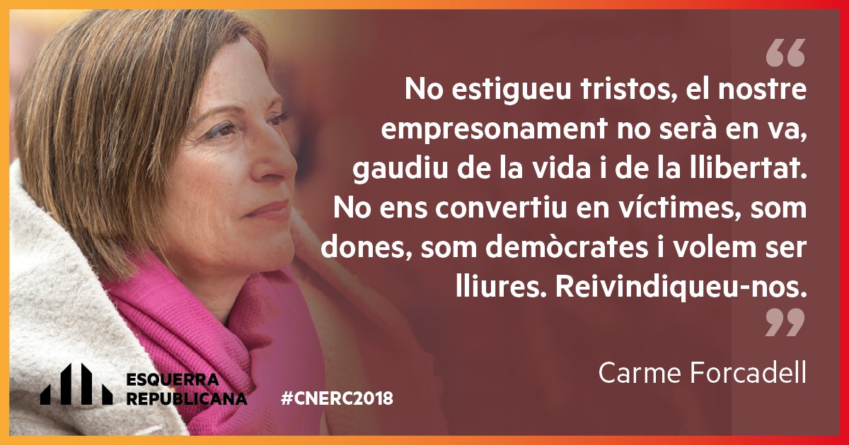 ERC_dones's tweet photo. 🎗Hi ha dues grans dones injustament preses. Aquest cap de setmana ens van fer arribar una carta a la #CNERC2018.
Sempre us reivindicarem, @ForcadellCarme i @dolorsbassac! #LlibertatPresesPolítiques
👉🏼https://t.co/9FKhROGYUj
👉🏼https://t.co/UzY2aV1Xhz https://t.co/dC7JhabOxh