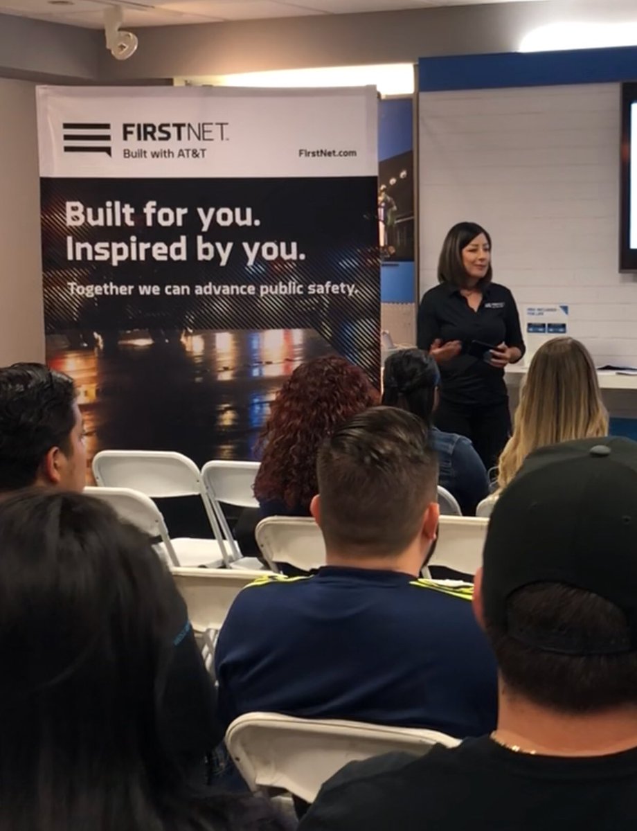 Liz_Arch1's tweet photo. Thanks @att_sdhoc @AGLovesOTT for allowing me to join your district meeting to chat FirstNet. #SDHOC prepping for a strong quarter and ready to show off more than their sweet dance moves in Q3. #WinQ3 #SDHOCdanceoff #FirstNet @jrluna11 @NinaS2016 @SouthwestWins https://t.co/3UFNezt2bj