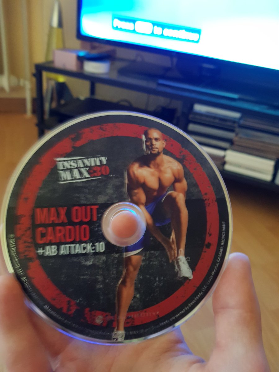 perriconemd43's tweet photo. Happy monday everyone. Get your workout in before it's to late. Week 7 of Insanity Max 30. Max Out Cardio. Maxed Out at 30:00 minutes and burned 247.
#Week7 #Day43 #InsanityMax30 #MaxOutCardio #Beachbody #TeamBeachbody #BOD @ShaunT @TBBChallenge @teambeachbody @Beachbody https://t.co/XK1uN1aDBG