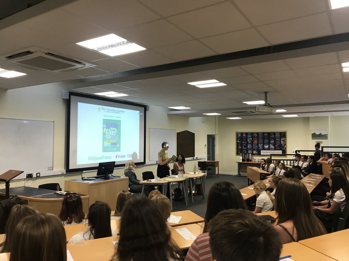 OnABreakHistory's tweet photo. Amazing #EqualiTeas #Vote100 event today with @ClarendonSoc - Bath Voices  / Poet Liz Brownlee / Bristol Integrate plus 70+ kids and ☕️ &amp; 🍰 https://t.co/enN6CJ7QIj