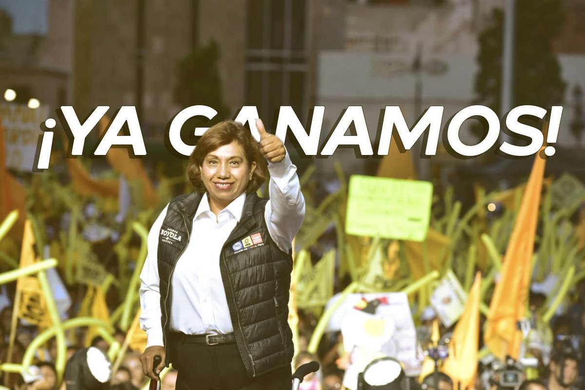 Muchas gracias mi gente bonita, por depositar su  voto y brindarme su confianza.

No les voy a fallar, y cumpliré cada compromiso adquirido con ustedes.

Gracias por pensar en grande.!!💛💛💛💛