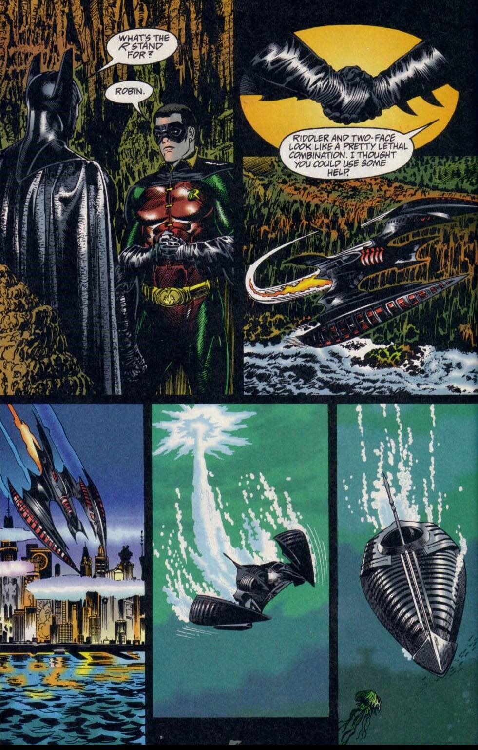 Cool Comic Art on Twitter: "Batman Forever: The Official Comic