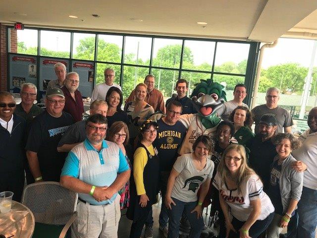 JudgeIddings's tweet photo. A couple shots of us Michigan probate court judges as well as several Michigan Supreme Court justices from the #MPJA conference in Midland this week. What a good looking group! https://t.co/PIJtEqu836